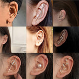 Zircon Pierced Earrings Women