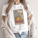 Fashion Tarot Women Print T-shirts
